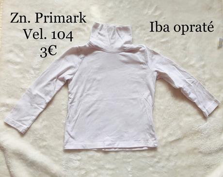 Rolák, primark,104