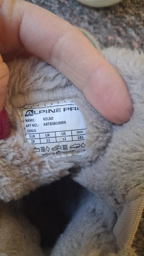 Zimné čižmičky pre dievčatko, alpine pro,29