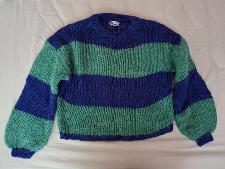 Krátky pásikový svetrík, reserved,s