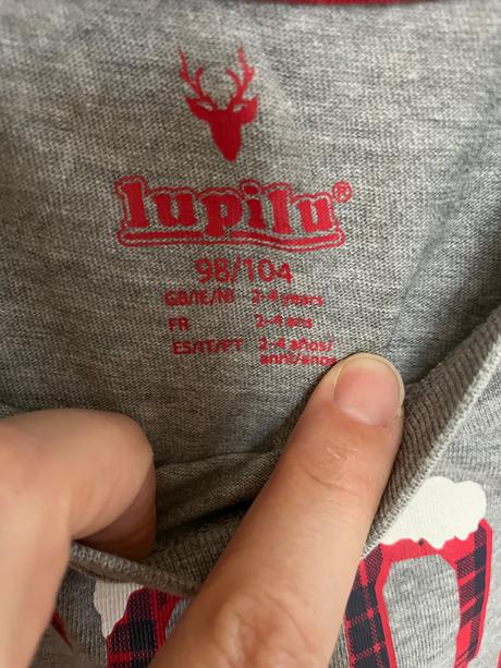 Vianočné tričko lupilu, lupilu,104