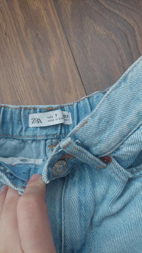 Zara rifľové kraťasy, zara,122