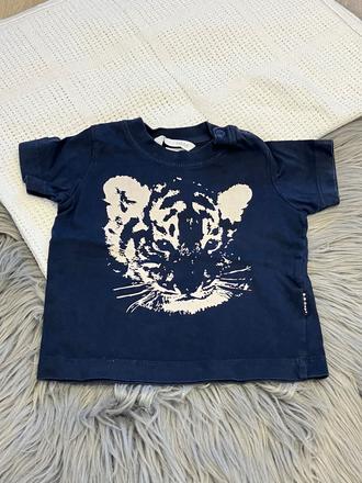 Chlapčenské tričko s tigrom tmavomodré h&m (62), h&m,62