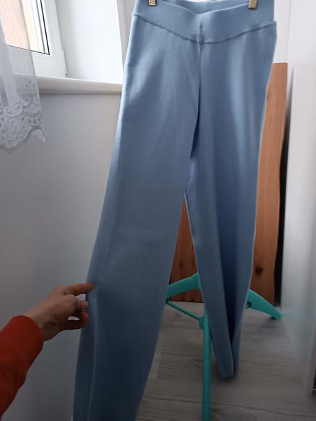 Široké nohavice z pleteniny, reserved,s