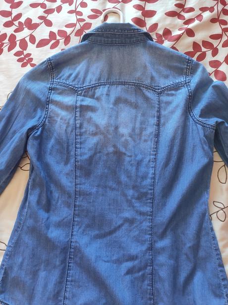 Riflová košeľa, s