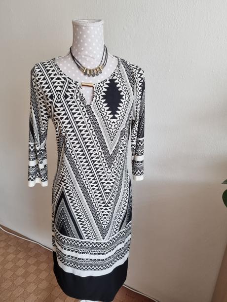 Čierno - biele šaty m, f&f,m