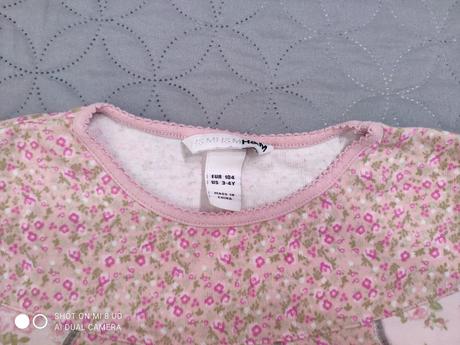 H&m kvetinkove tricko na donosenie, h&m,110