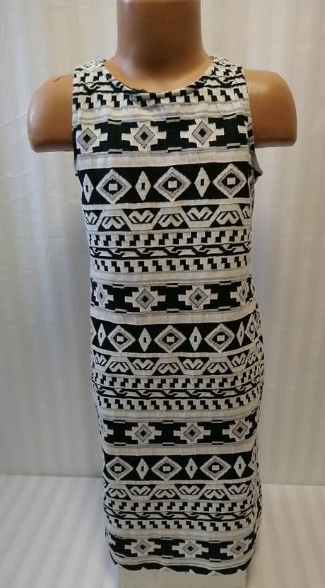 Dievčenské čierno biele šaty, yd primark, 134