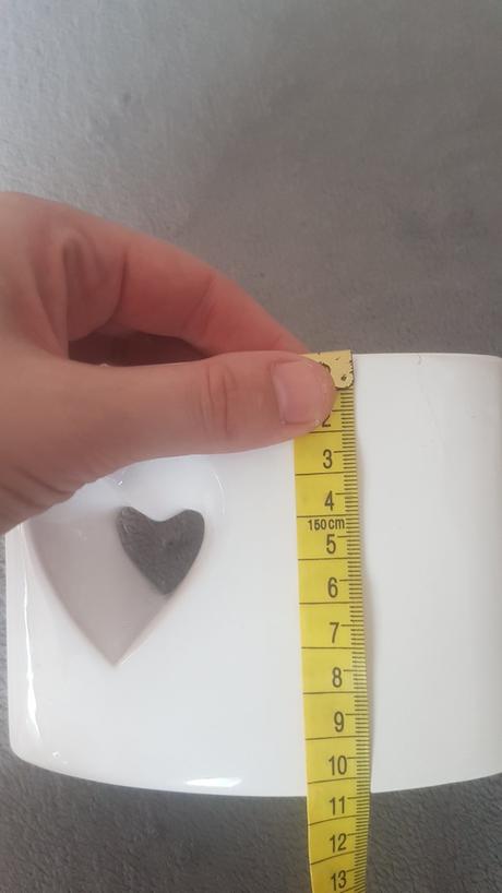 Váza zo srdiečkom cca 11.5cm,