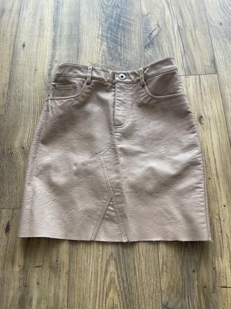 Koženkova sukna, river island,xs