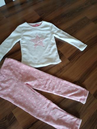 Oteplene jemnucke makucke pyzamko, 134