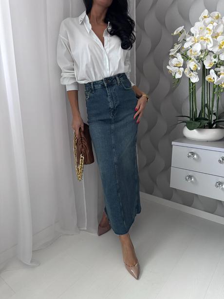 Zara - džínsová sukňa, zara,xs