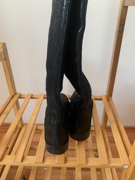 Vysoké kožené čižmy bronx, 37