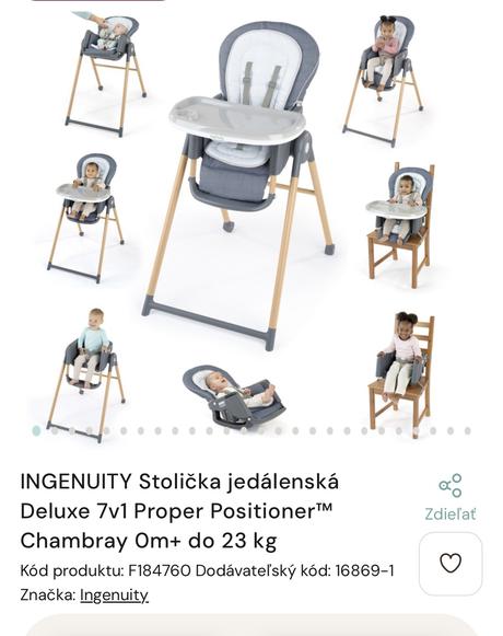 Jedálenská stolička ingenuity, ingenuity
