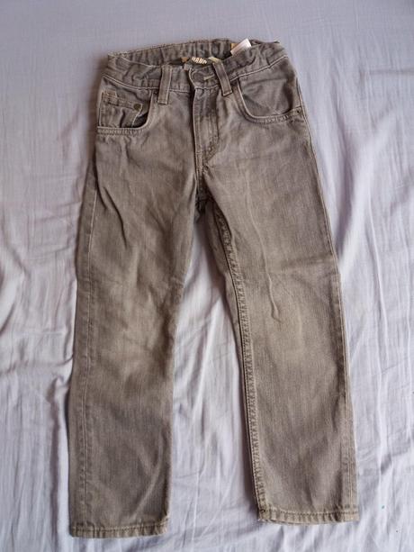 Jeansy - málo nosené, h&m,110