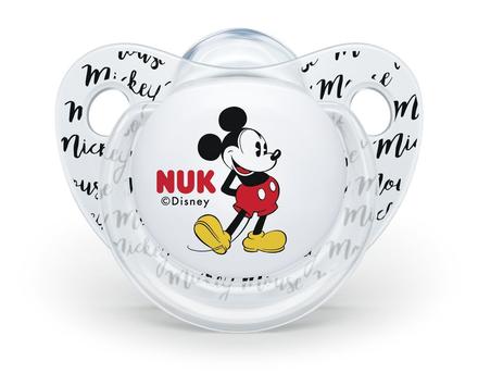 Nuk cumlík silikónový mickey 1ks, 0-6m, nuk