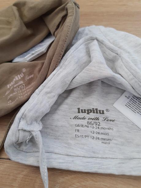 Tenké čiapky so šnúrkami 2ks, lupilu,86