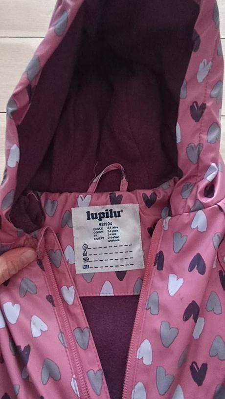 Bunda do dažďa, lupilu,104