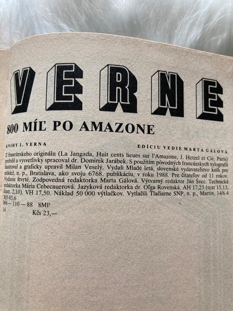800 míľ po amazone jules verne (1988),