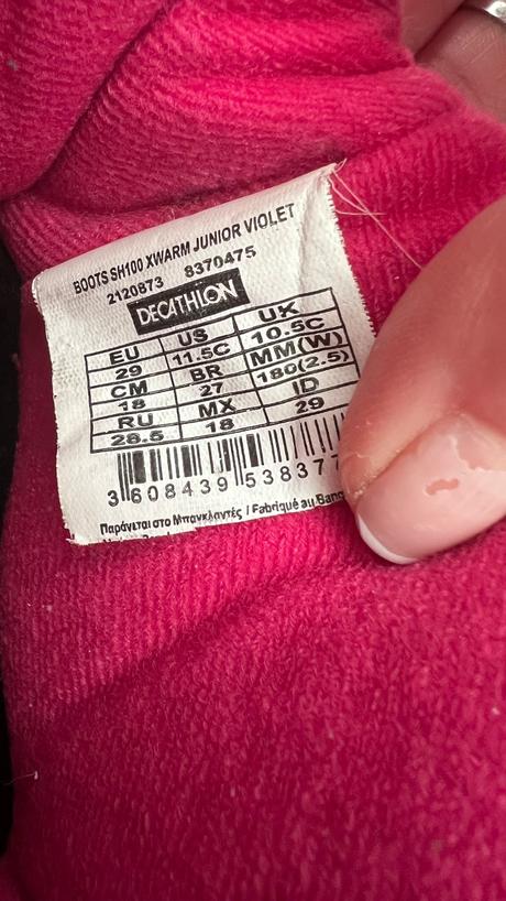 Cizmicky, decathlon,29