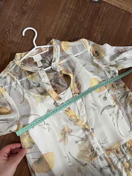 Letné romantické boho šaty h&m, h&m,xs