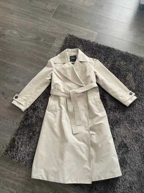 Trenčkot, pull&bear, veľkosť xs, pull&bear,xs