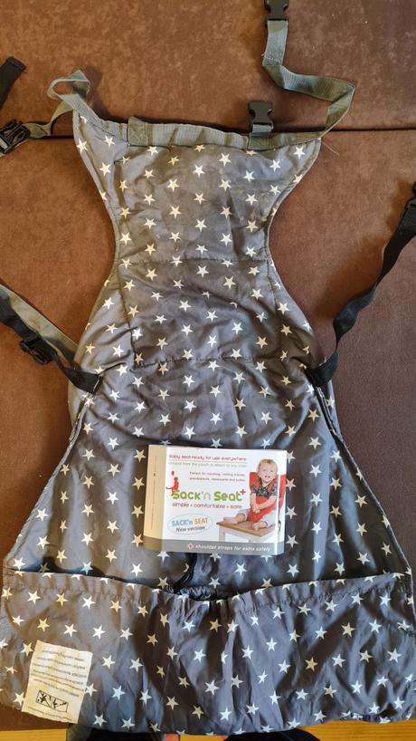 Sedenie pre dieťatko na stoličke - sack and seat,