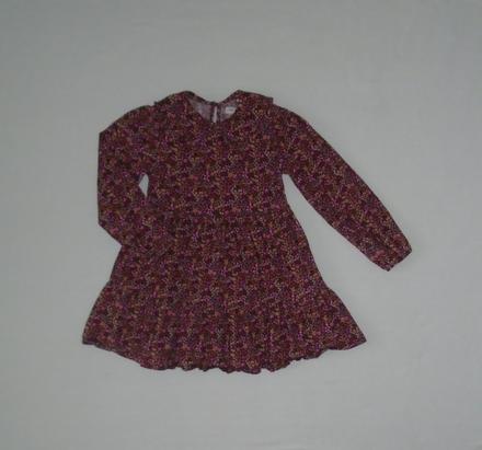 Menčestrové kvietkované šaty na 9 až 10 rokov, f&f,140