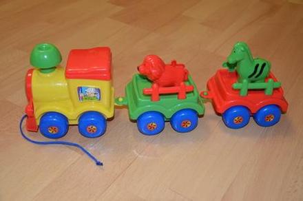 Tahaci vlacik so zvieratkami,