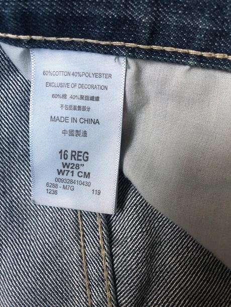 Rifľové šortky zn. lewis, john lewis,164