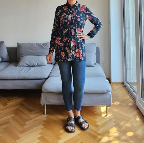 Predĺžená kosela kvietkovana, reserved,xs