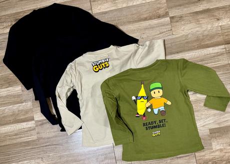 4 x tričko s dlhym rukavom, zara,122