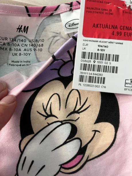 Veľ. 134/140 zn.h&m nové letné šatičky s volánikmi, h&m,134 / 140