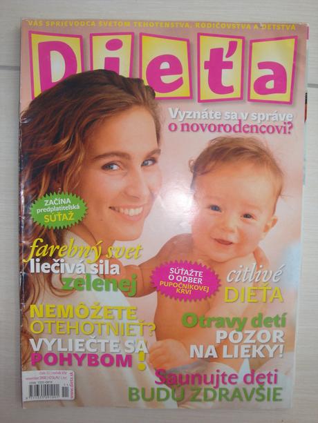 8 časopisov, cena spolu, 