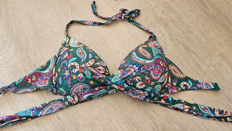 Calcedonia plavková podprsenka zelená, calzedonia,s