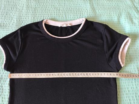 Čierne tričko zara s bielym lemovaním, veľ.m, pekn, zara,m