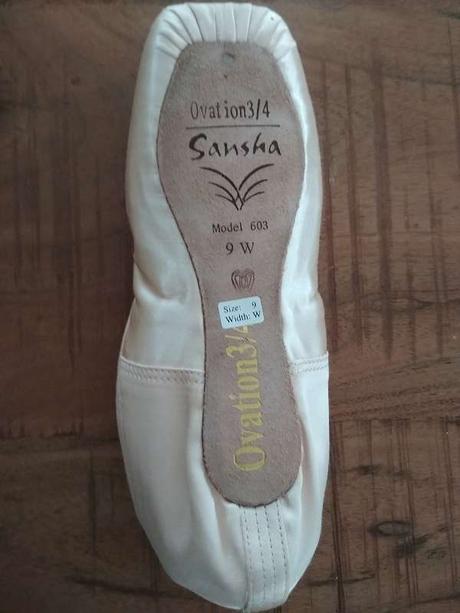 Predám  baletné špičky značky  sansha ovation, 38