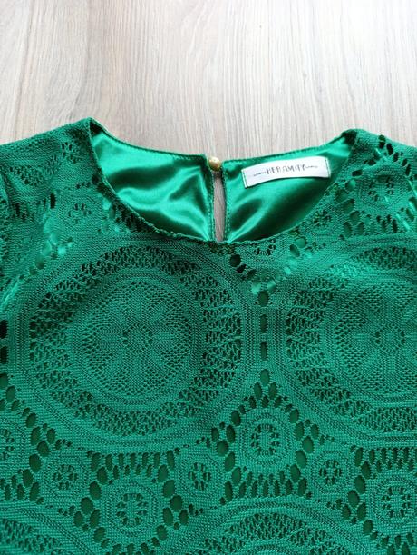 Dámsky zelený predĺžený top, m