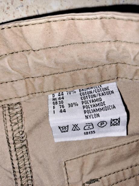 3/4  béžové nohavice, 44