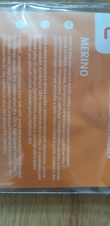 Detské vložky do topánok, 25