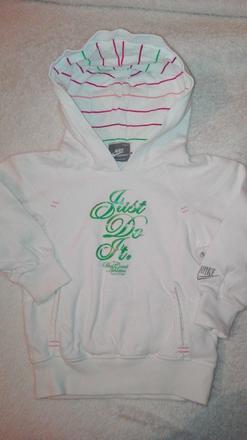 Mikinka biela nike, nike,98