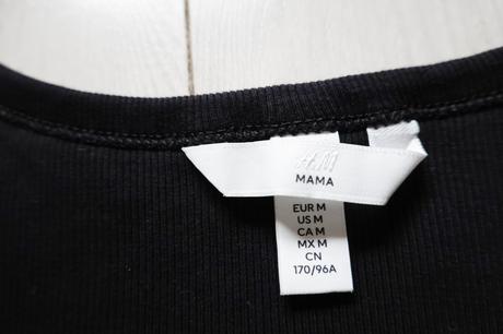 Vrúbkované tehotenské tričko h&m mama, h&m,m