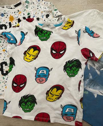 Tricko marvel hrdinovia, h&m,122
