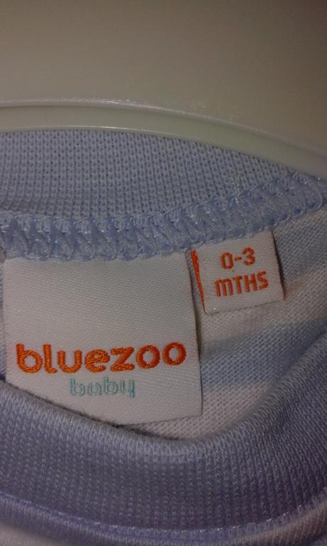 Chlapčenský bledomodrý letný set s opicou, debenhams,62