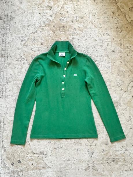 Lacoste polokošeľa v brazílskej zelenej, lacoste,36