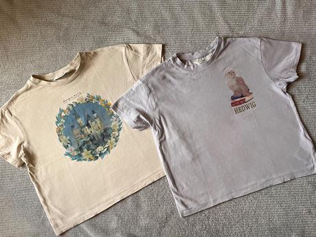 2x tričko harry potter, h&m,134