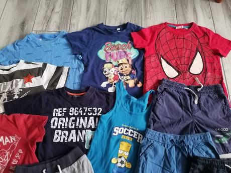 Letný balík - 98/104 (tričká, kraťasy), 104–116