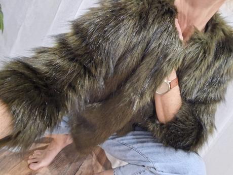 Kozuch stradivarius kabat bunda  36/38, stradivarius,m