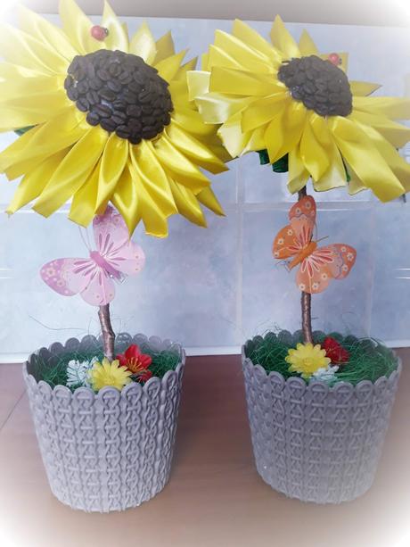 Slnečnicky v črepníčku, 