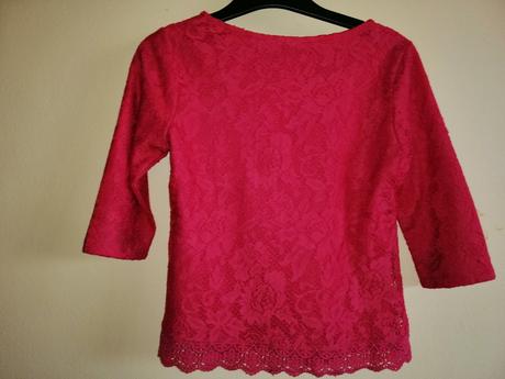 Dievčenske elegantné čipkované tričko, f&f,122