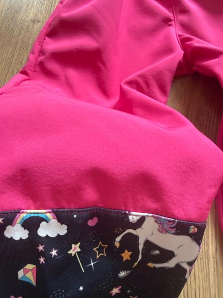 Softshell nohavice s jednorožcem, 116